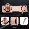90 Degrees Rotation Knob Keyed Locking Hasp Double Door Cabinet Lock Twists Knob Keyed Locking Hasp Easy to Install