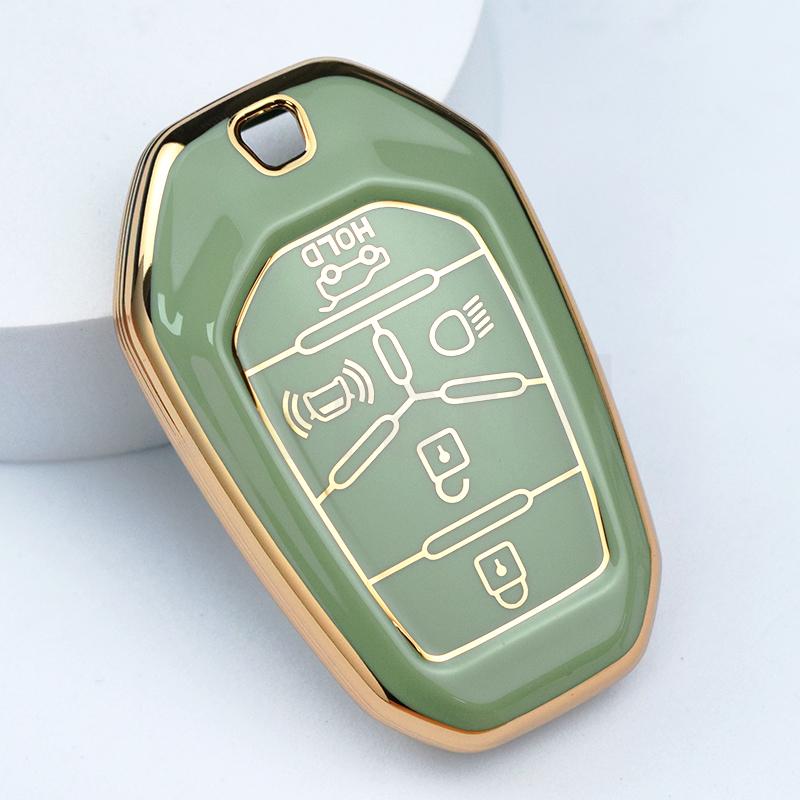 

Tpu Car Remote Shell Fob Holder Key Case Cover For Ssangyong Rexton Y400 Y450 G4 Keyless Protector Accessories