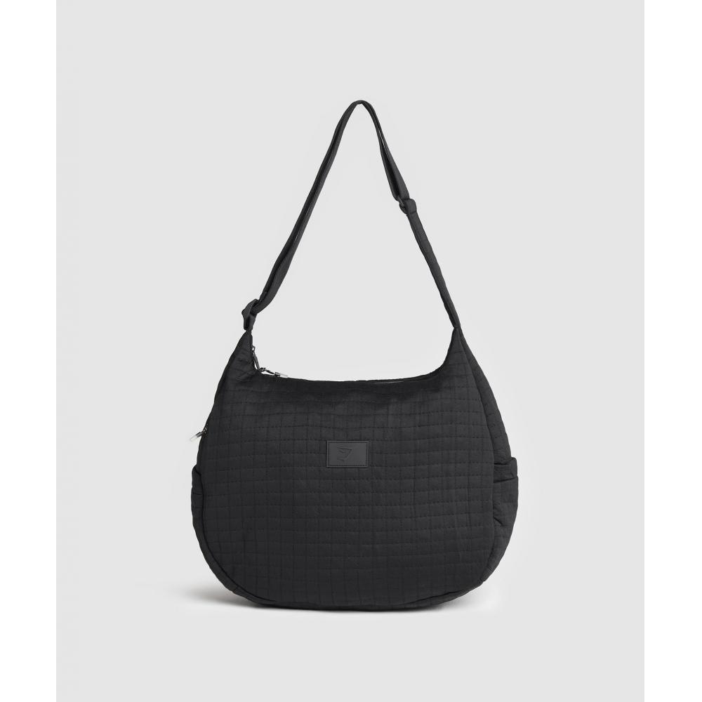 

Стеганая сумка GYMSHARK Черная I2A9G BB2J