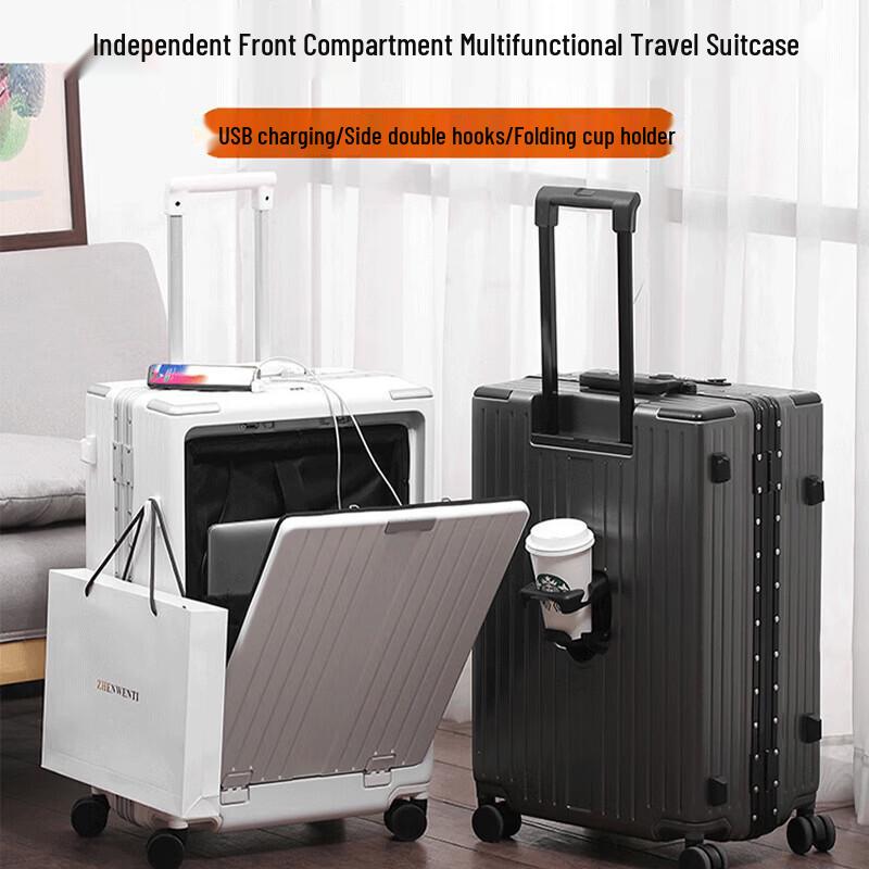 KIYERSY KYS-LK6222 Aluminum Frame Hardside Spinner Luggage 20 inches