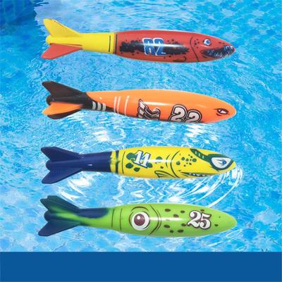 4 PCS Bathroom Toys Outdoor Weight Sticks Rocket Diving Swim Dive Swimming Pool Toy Underwater Toys