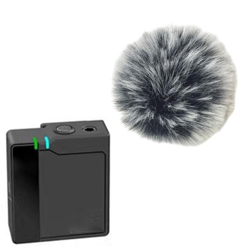 Outdoor Microphone Furry Windscreen Muff Microphone Furs Wind Cover for LARK 150 Lavalier Microphone Windscreen