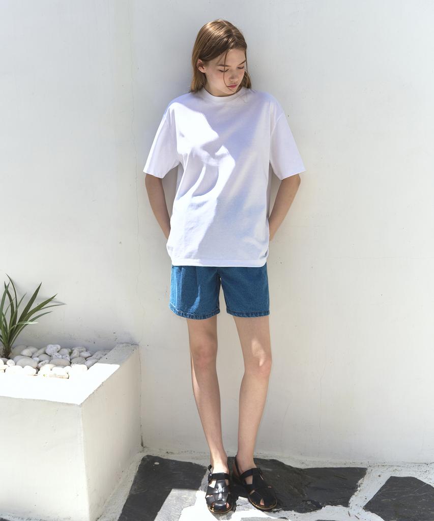 Deuloupisumeon Supima Silket Oversized Short Sleeve T-Shirt [Black]
