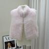 Out-of-season Fox Fur Car Strip Craftsmanship Stand-up Collar Fur Vest Women's Short Fur Jacket Winter Special