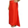 Indian Satin Silk Petticoat Bollywood Solid Inskirt Lining For Sari