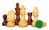 Stonkraft 14" X 14" Collectible Wooden Folding Chess Game Board Set + Wooden Magnetic Craft Pieces