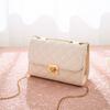 A Women's One-shoulder Rhombus Chain Bag, Summer New Product Personalized Bag Cover Lock Change Bag