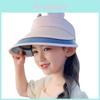 Summer Kids Sun Hat With Wide Brim And Cartoon Ears For Outdoor Protection