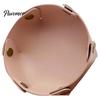 Dresser Top Organizer PU Leather Folding Storage Tray, Waterproof Portable Jewelry Dish, Luxury Nightstand Accessory Retro Rivet Desktop Tray
