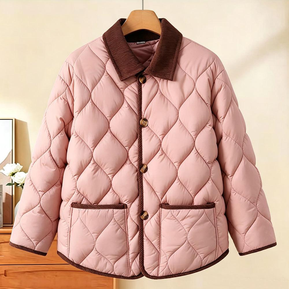 Women S Korean Style Winter Cotton Padded Warm Coat