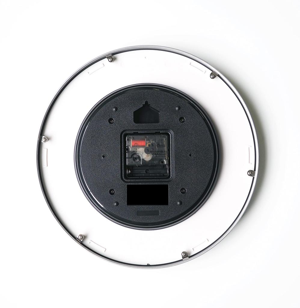 Interform Norte Wall Clock CL-4090, Copper, Warm Gray, White, Sweep Movement