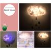 DIY Handmade Cotton Cloud Shape LED Night Light Lamp Home Bedroom Hanging Decor
