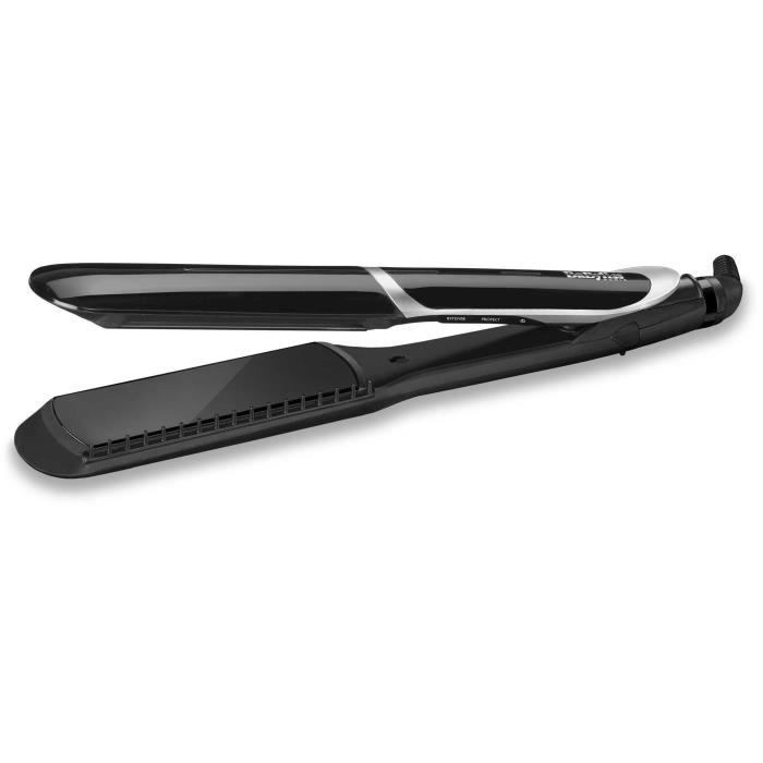 Hair Straightener - BaByliss - ST397E Sleek Control Wide - With Tourmaline Ceramic Plates and Removable Comb