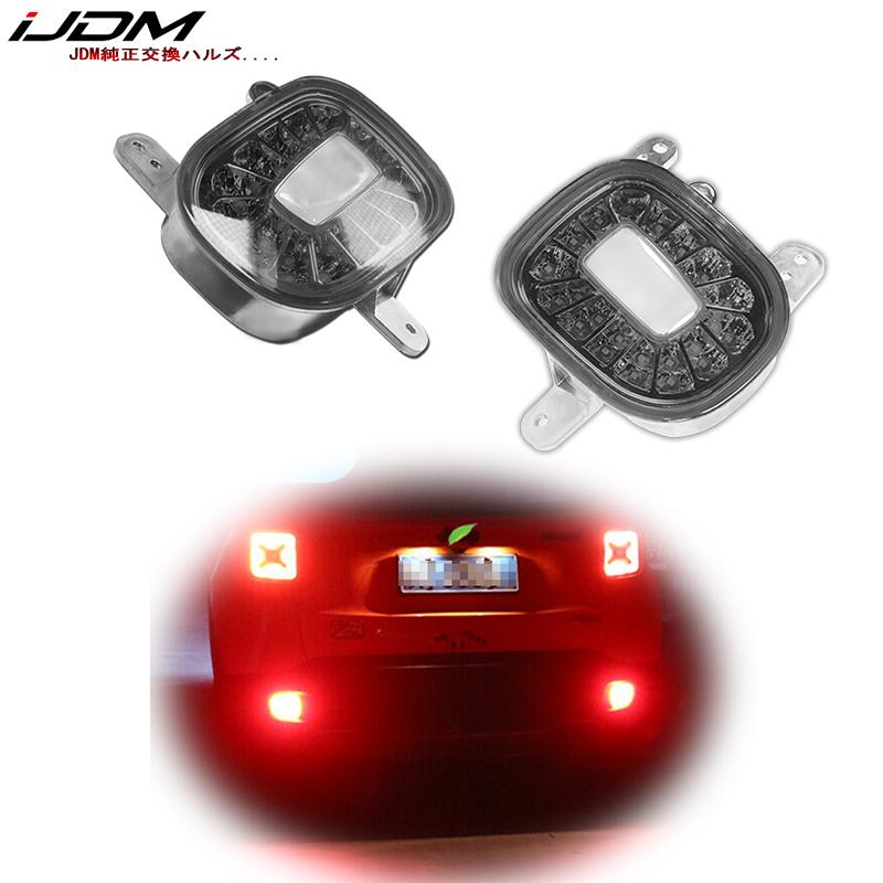 Reflector Set White Front And Red Rear Reflectors With Mounting Bracket 2Pc