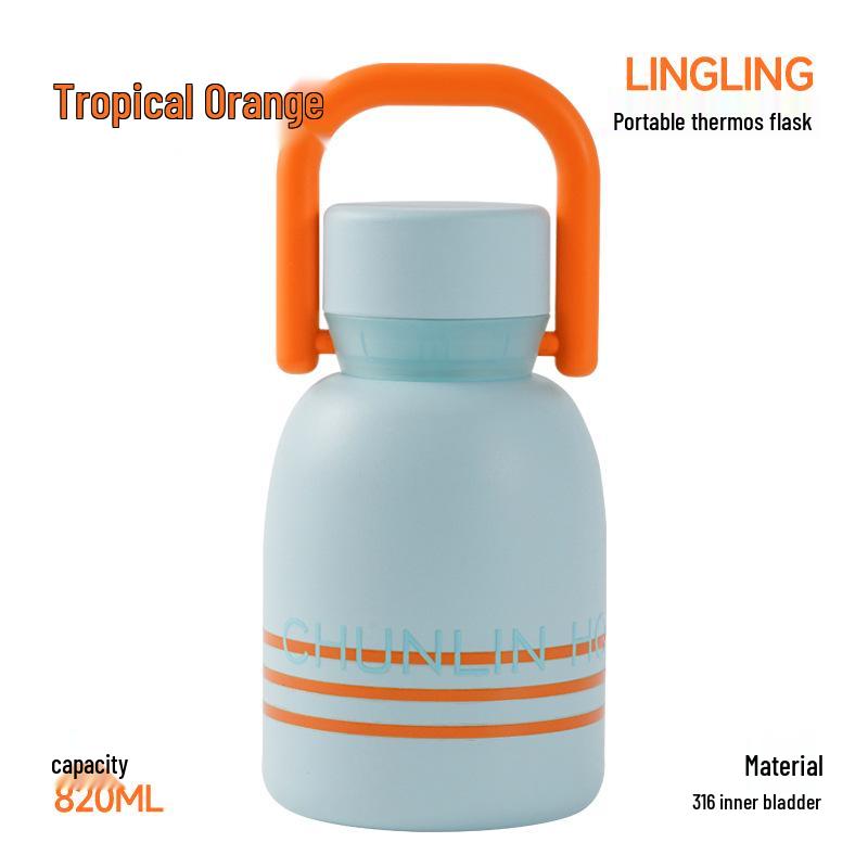 Chunlin 820ml Large Capacity Travel Mug with Insulated Straw