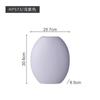 Nordic pottery Vase storage jar Creative Ceramic Crafts Flat circular vase ornament Hotel restaurant soft decorations