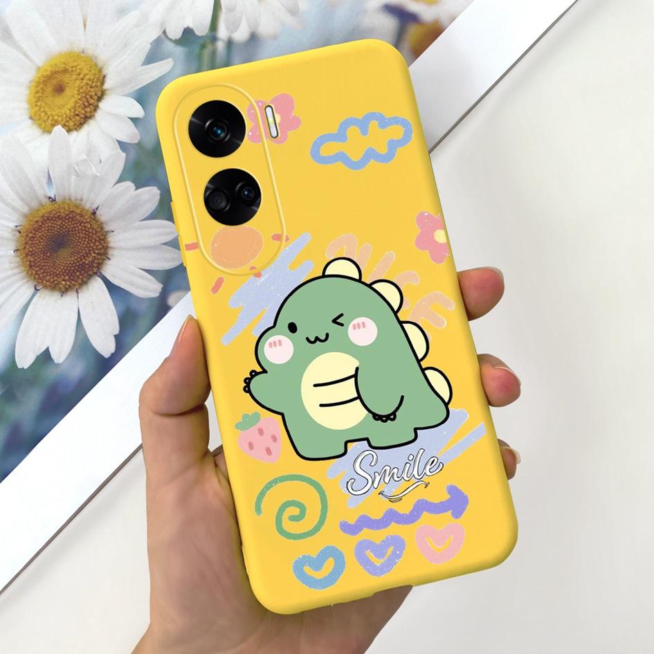 For Cover Honor 90 Lite Phone Case CRT-NX1 Fashion Butterfly Cartoon Slim TPU Soft Silicone Back Cover For Honor 90Lite 5G Funda