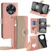 For TECNO Spark 30 4G Case Mirror Wallet Leather Phone Cover with Chain Shoulder Strap
