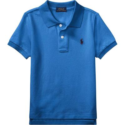 Polo Polo Shirt Ss25 Embroidered Logo Cotton Short Sleeve Kids Tops Navy-Blue 323603252-006