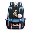 Sailor Moon Cute Anime Printed Student School Bag USB Interface Large Capacity Canvas Bag Computer Bag