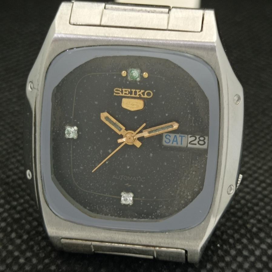USED MENS GENUINE SEIKO 5 AUTOMATIC 7009A JAPAN ORIGINAL DIAL WATCH a416159-2 R10621f-a416159