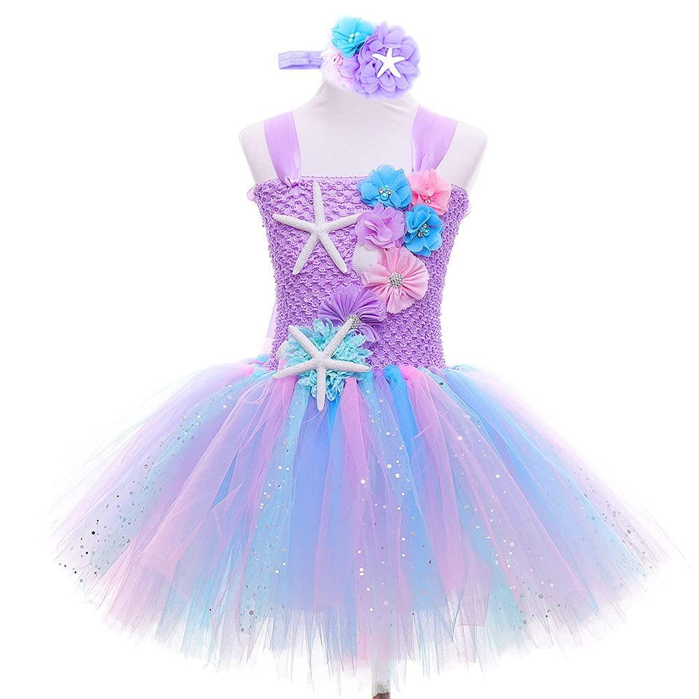 Princess Cosplay Luxury Mermaid Mermaid Hair Ribbon Heart Magic Original 120cm TT5282 [CREDIBLE] Dress, Children's Costume, 10-piece Set, (Princess