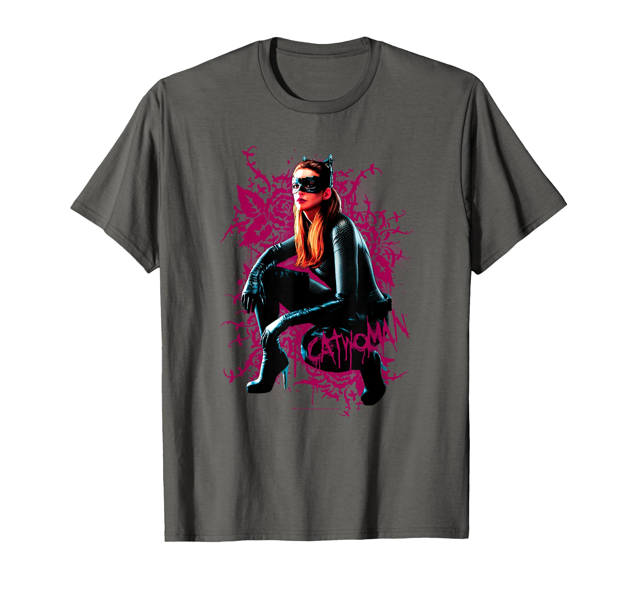 Batman The Dark Knight Rises Catwoman Rose T-Shirt