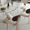 For Zeitgenössische schöne Esszimmerstühle, moderne, luxuriöse Lazy Kitchen Esszimmerstühle, weiße Cadeiras Jantar Küche