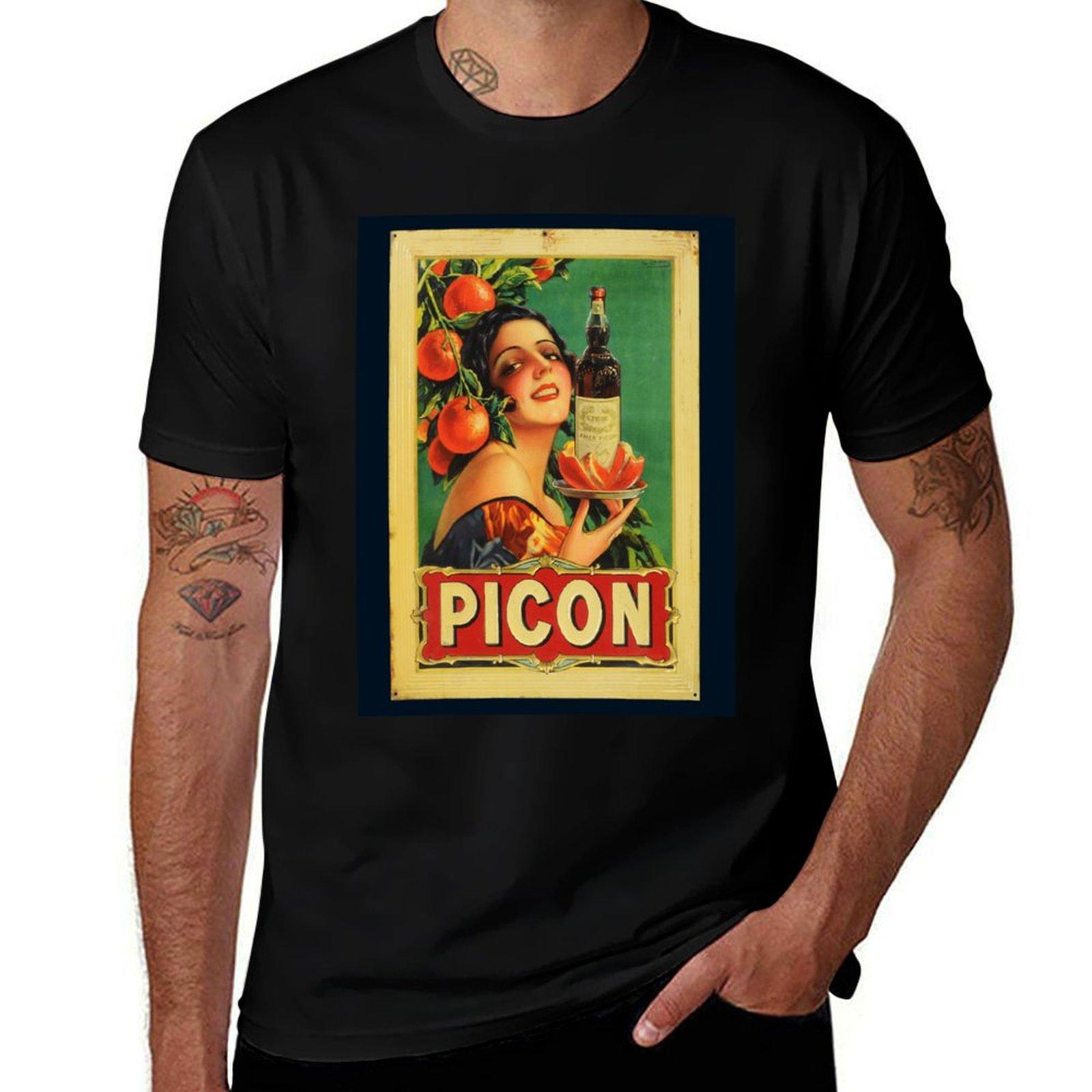 

Picon T-Shirt anime tshirt shirts graphic tees black t-shirts for men L