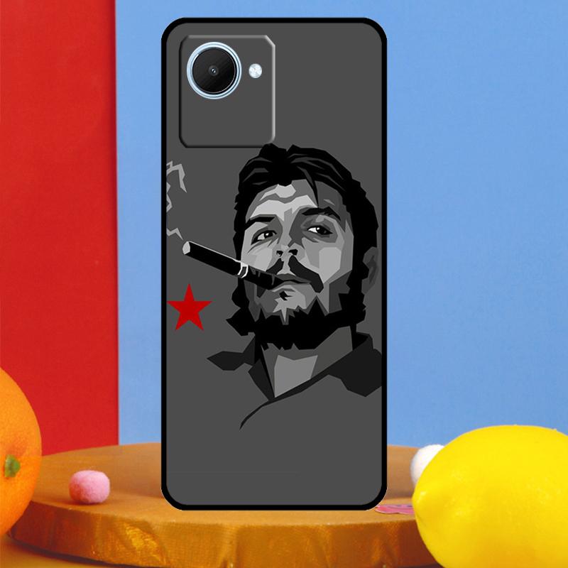 Че Гевара Сигарета Для Realme C75 C71 C55 C53 C67 C61 C33 C63 C51 10 11 12 13 14 15 Pro Plus C65 GT7 Pro Чехол Realme C53