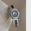 Scottie New Fashion Woman Watch Diamond Encrusted Dial Elegant Ceramic Bracelet Luxury Female Quartz Wristwatch Gift Reloj Mujer