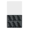 Dinosaur Ice Cube Mold Easy Fill Release 6 Cavity Gojira Ice Tray Freezer Safe Ice Maker for Summer Drinks Cocktail Party