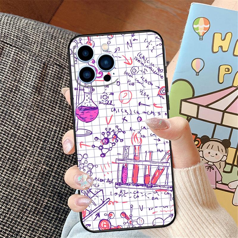 Chemistry Laboratory Phone Case For iPhone 16 Pro Max 15 14 11 12 13 Pro Max Mini XR 16e 16 15 Plus Bumper Cover