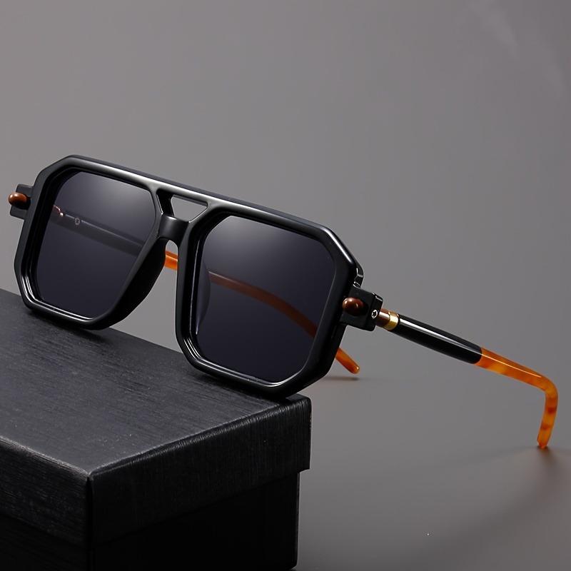 Retro Oversized Glasses for Women Stylish Two-Tone Temples Perfect for Party Decoration