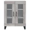 Highboard Gray Sonoma 69.5 x 34 x 180 cm Particleboard