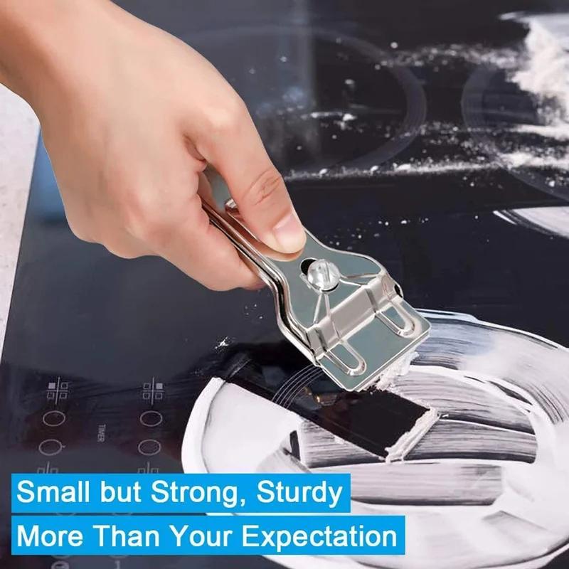 Paint Scraper Tool Kitchen For Ceramic Induction Cooktops Multifunction Glass Ceramic Hob Scraper Cleaner Tool With Blade