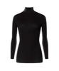 BYC Body Heat Mock Neck Women'S Long Sleeve Tee