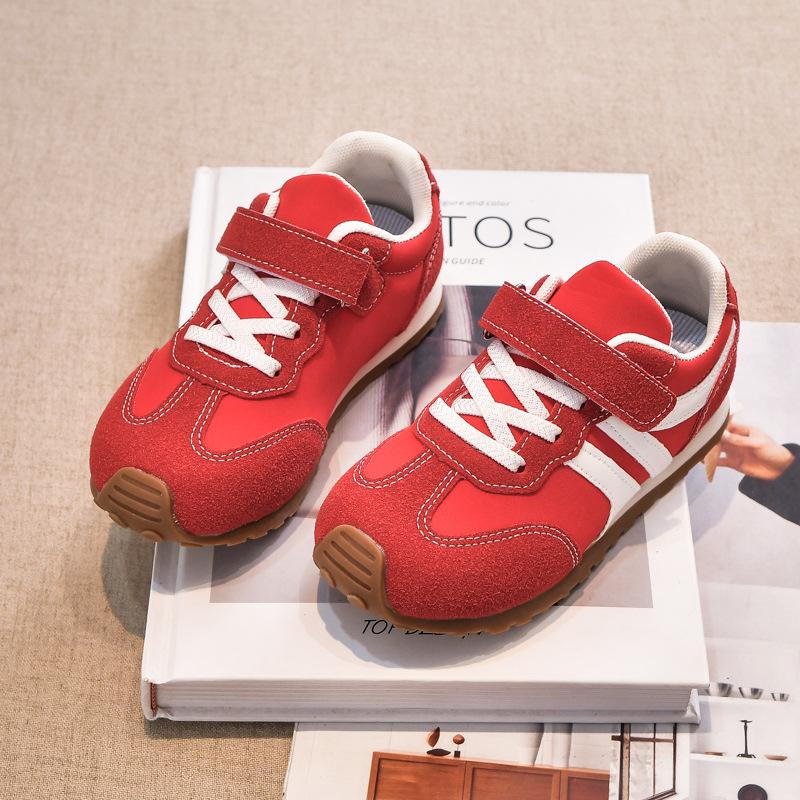 

Korean versatile fried street sports shoes and shoes 2025 spring new juvenile red Forrest Gump shoes casual running shoes 26