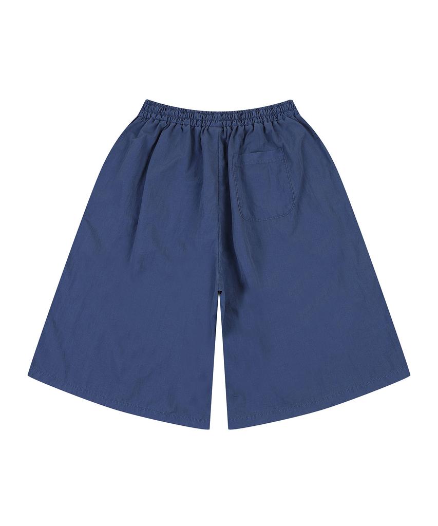 ADERNM Big Pocket Pigment Nylon Bermuda Pants (Blue)