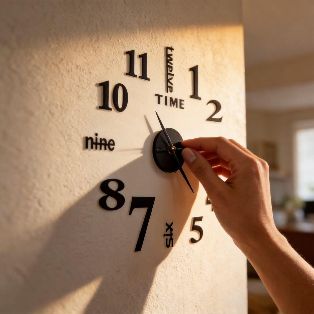 Modern Minimalist Wall Clock With Silent Movement For Living Room Decor