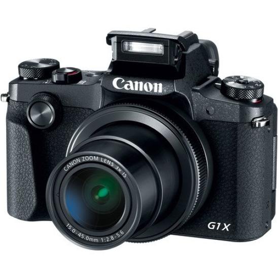 Canon PowerShot G1 X Mark III Compact Digital Camera (Black) with APS-C Sensor, F2.8 Lens, and Built-in EVF (PSG1XMARKIII)