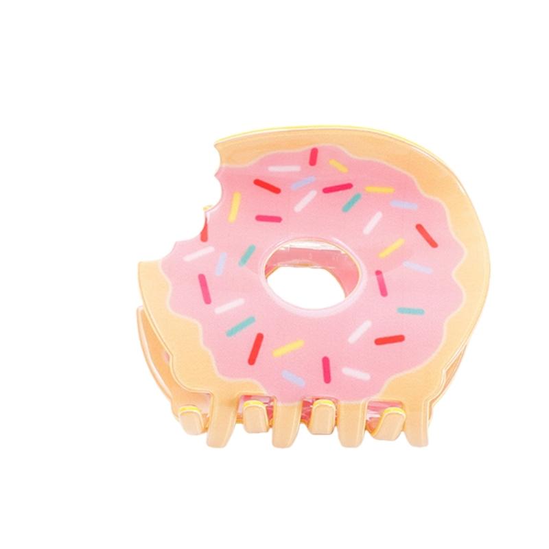 Kleurrijk Dessert Thema Haarklem Sterke Grip Veerclip Voor Dik Fijn Haar Koreaanse Styling Accessoire voor Vrouwen Dagelijkse Kleding