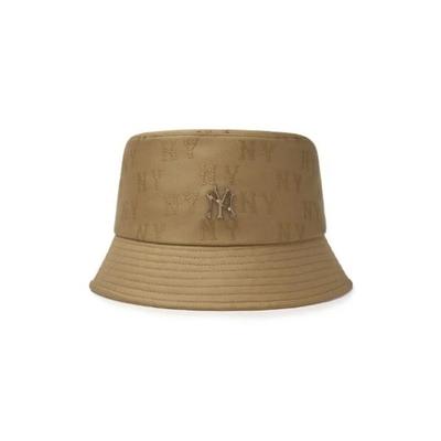 MLB Cap JQT 3AHTM014N-50BGS Classic Monogram Tone Tone 3D Embossed Jacquard Bucket Hat New York Yankees