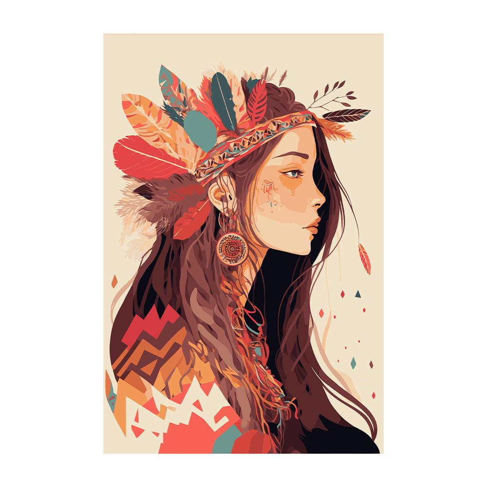 Afrikanische Frau Abstrakte Kunst Leinwandgemälde Afrikanisches Mädchen Afrika Kunst Poster und Drucke Wandkunst Bilder für Wohnzimmerdekor