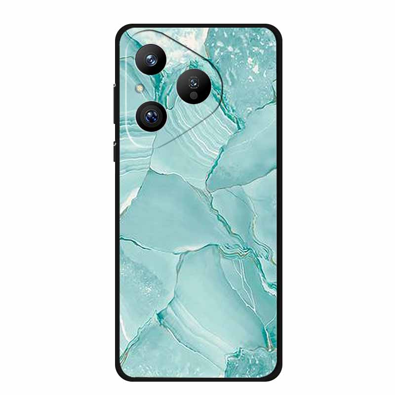 For Huawei Pura 80 5G Case Marble Granite Textured Soft Silicone TPU Phone Case For Pura80 5G Bumper Coque Mica Painted Cover