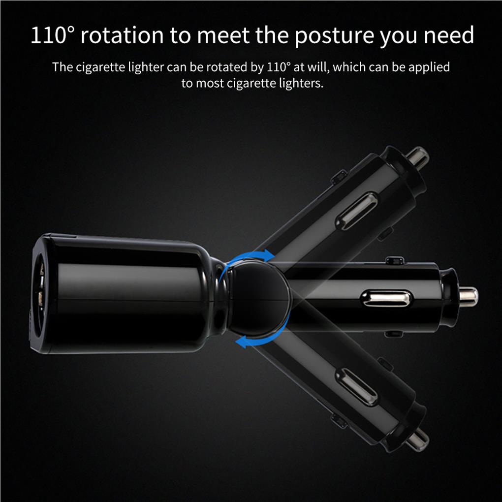 Car Cigarette Lighter Splitter Small Cars Mounted Connect Socket Adapter Fitting Connecting Adapters Vehicle Accessories