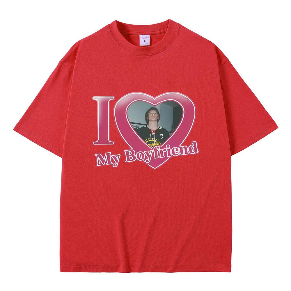 Heated Rivalry T-Shirt Ich liebe meinen Freund Ilya Rozanov Grafik-T-Shirt Herren Damen Kleidung Mode T-Shirts Männlich Vintage-T-Shirt
