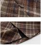 Melanoid Retro Plaid High-Waist Wool Skirt - Women's Trendy Slimming Comfort for Spring/Autumn 2026