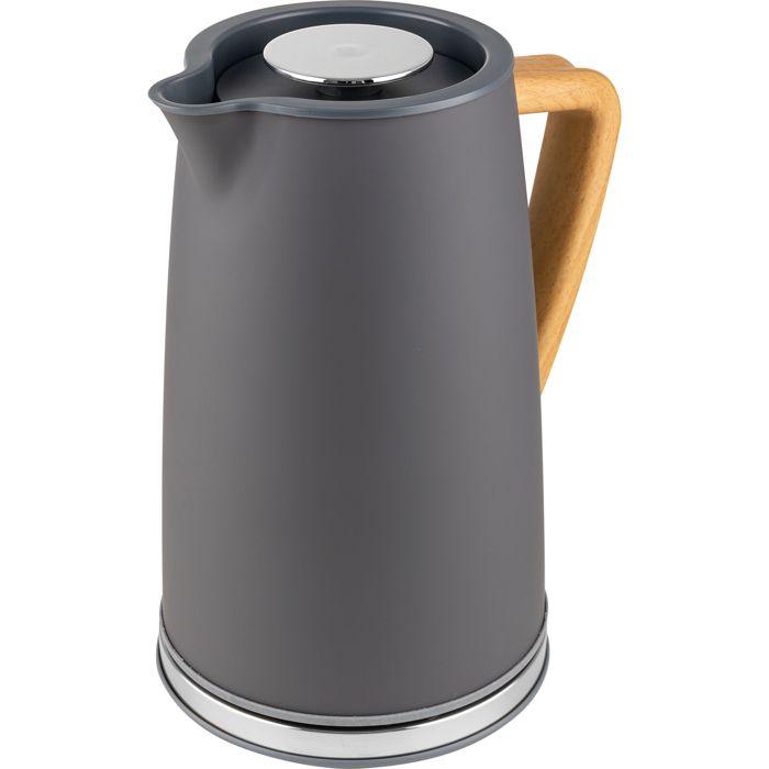 Bouilloire Électrique 1,7L Ultra Rapide Sans Fil Design Moderne Nordique Botti Nelly 2150W Gris 45436