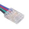 10pcs 4PIN COB LED Connectors 10mm Wire to Strip Connectors RGB Light Connectors  For Home Party